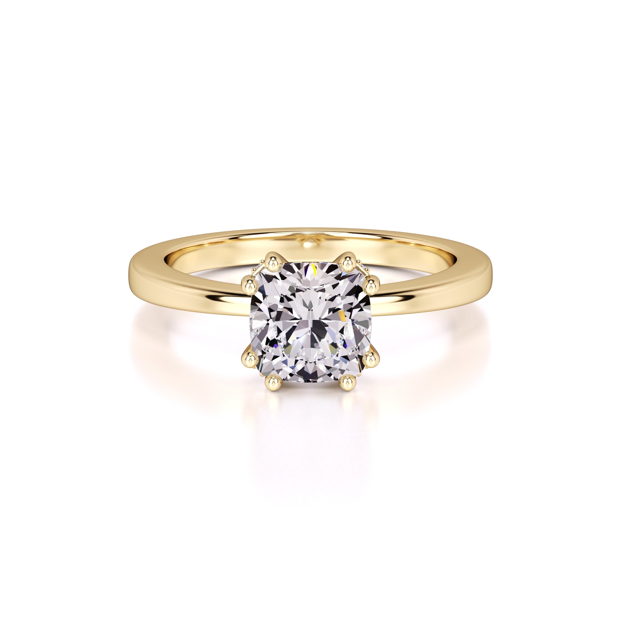 Holly Lab Grown Diamond Ring | Yellow Gold | 1