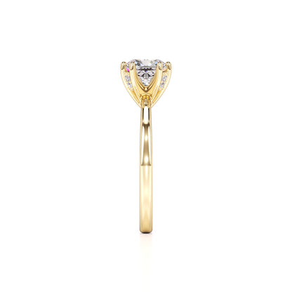 Holly Lab Grown Diamond Ring | Yellow Gold | 4