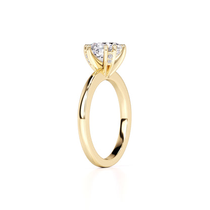 Holly Lab Grown Diamond Ring | Yellow Gold | 3