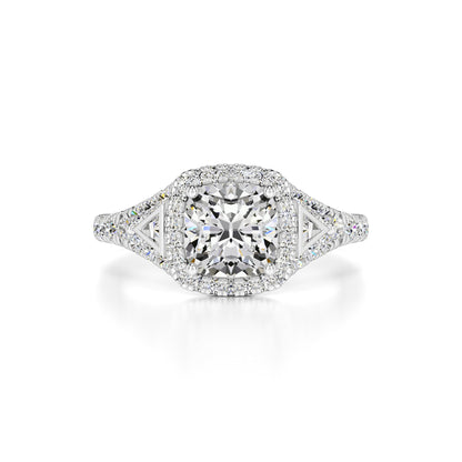 Sloane Moissanite & Lab Grown Diamond Ring | White Gold | 1