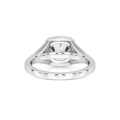 Sloane Moissanite & Lab Grown Diamond Ring | White Gold | 3