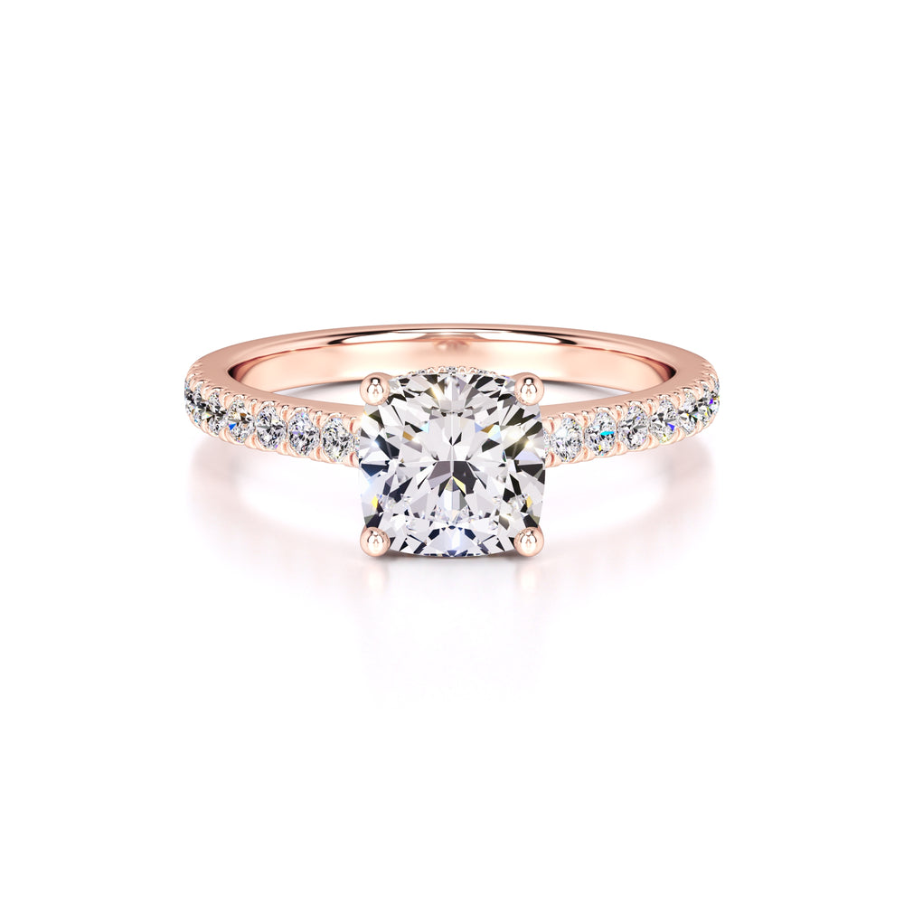 Elise Lab Grown Diamond Ring | Rose Gold | 1