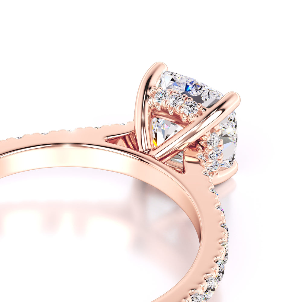 Elise Lab Grown Diamond Ring | Rose Gold | 2
