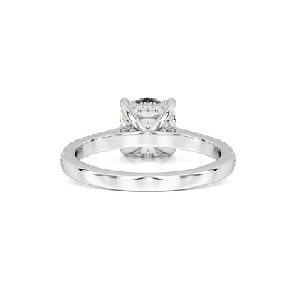 Elise Moissanite & Lab Grown Diamond Ring | White Gold | 3