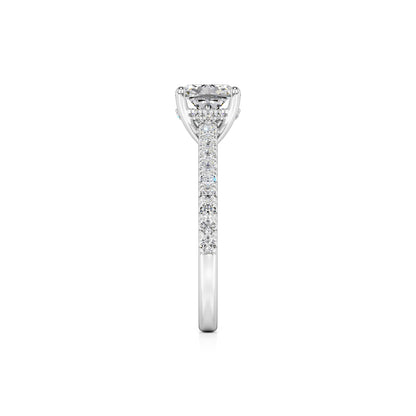 Elise Lab Grown Diamond Ring | White Gold | 4