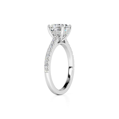 Elise Lab Grown Diamond Ring | White Gold | 3