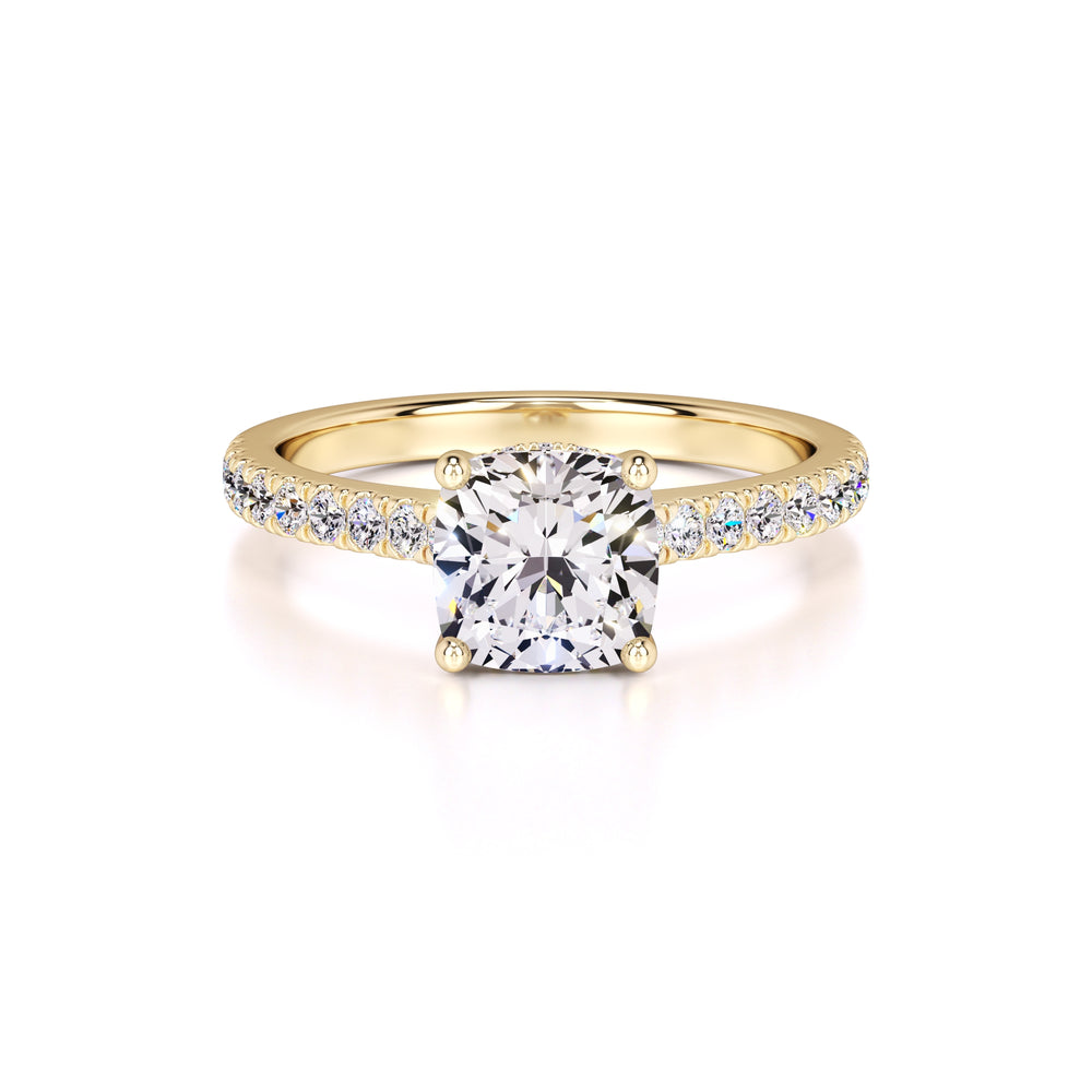 Elise Lab Grown Diamond Ring | Yellow Gold | 1