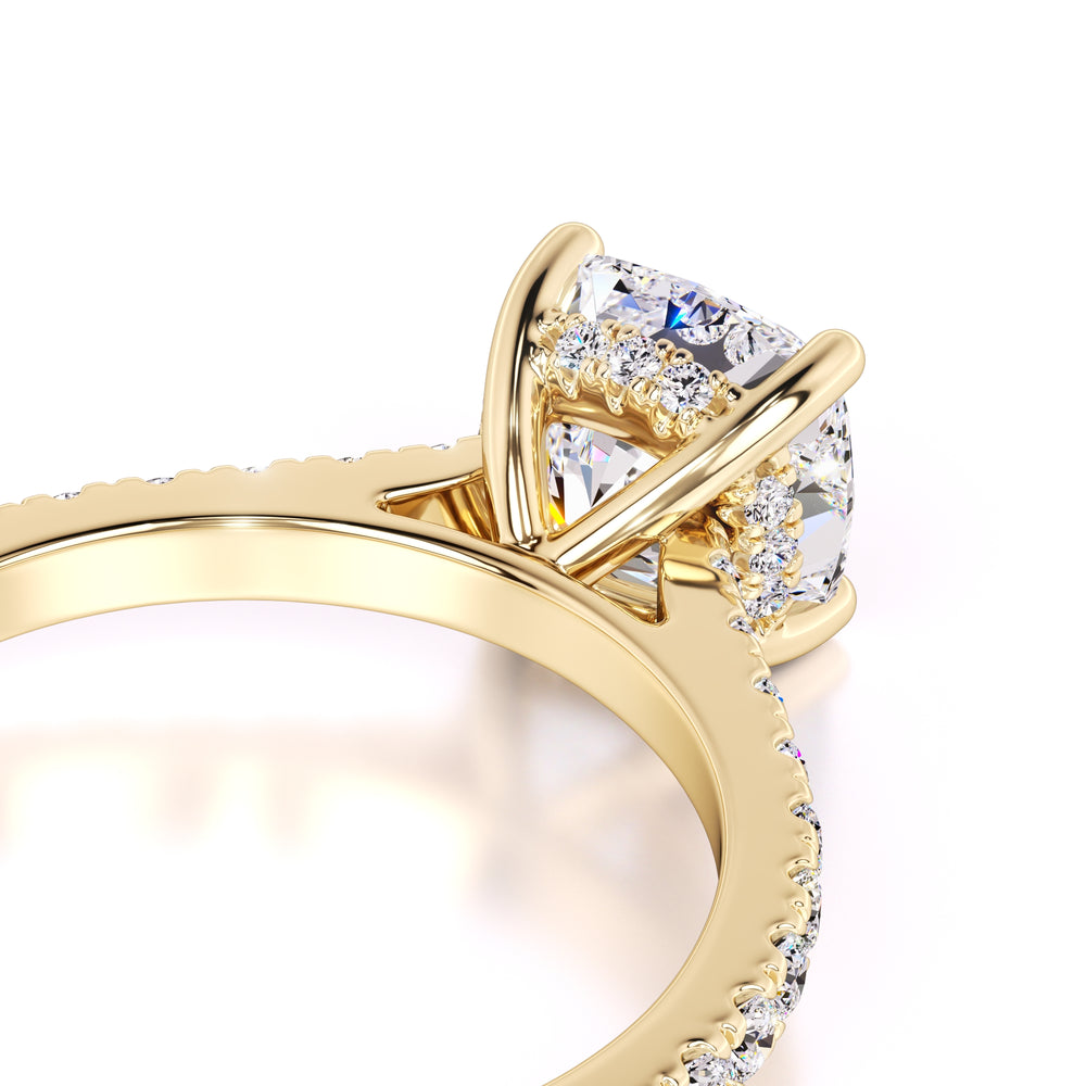 Elise Lab Grown Diamond Ring | Yellow Gold | 2
