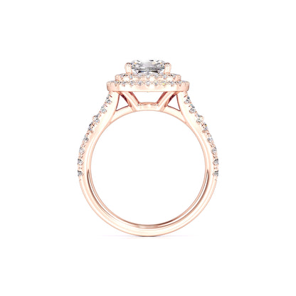 Vera Moissanite & Lab Grown Diamond Ring | Rose Gold | 4