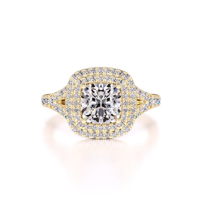 Vera Moissanite & Lab Grown Diamond Ring | Yellow Gold | 1