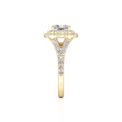 Vera Lab Grown Diamond Ring | Yellow Gold | 4