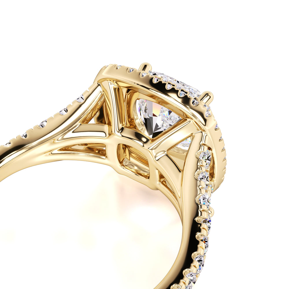 Vera Lab Grown Diamond Ring | Yellow Gold | 2