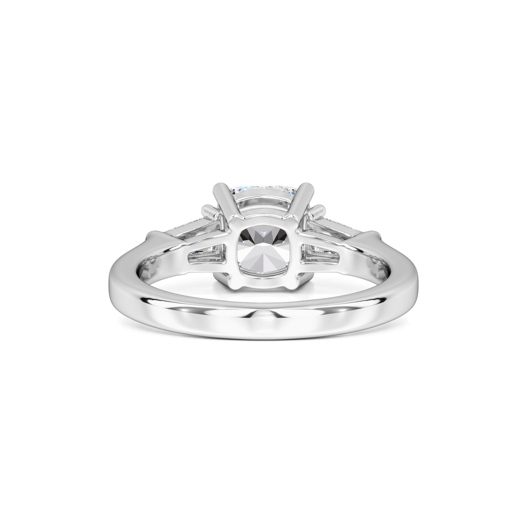 Giselle Moissanite & Lab Grown Diamond Ring | White Gold | 3