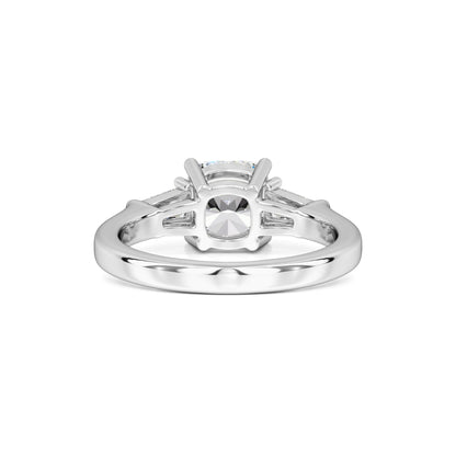 Giselle Moissanite & Lab Grown Diamond Ring | White Gold | 3