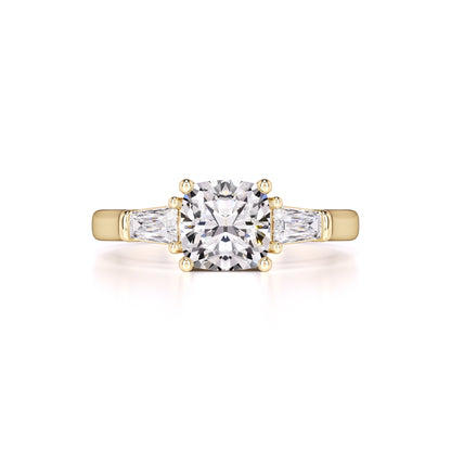 Giselle Moissanite & Lab Grown Diamond Ring | Yellow Gold | 1