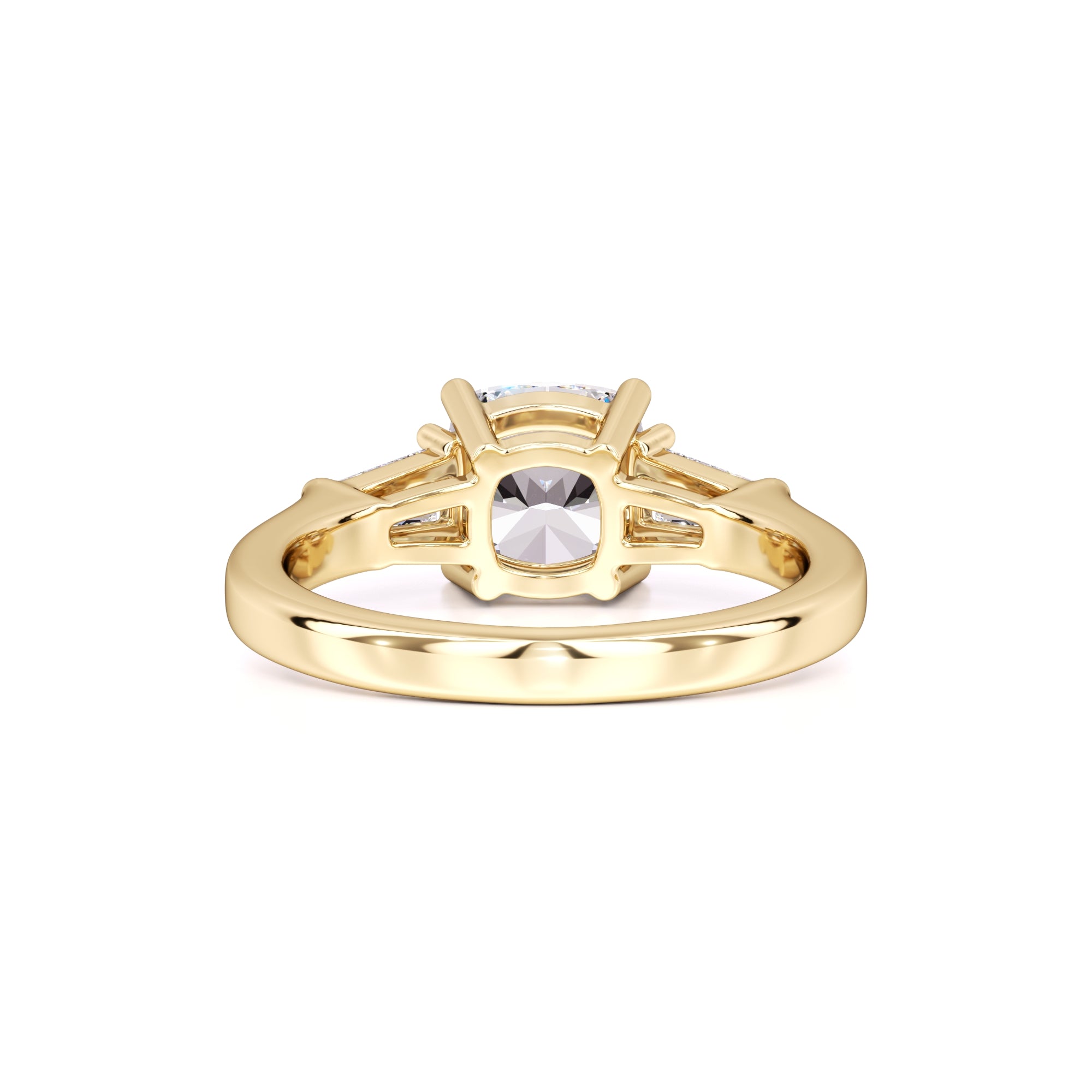 Giselle Moissanite & Lab Grown Diamond Ring | Yellow Gold | 3