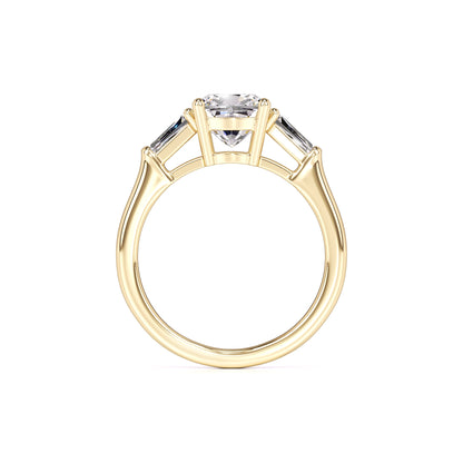 Giselle Moissanite & Lab Grown Diamond Ring | Yellow Gold | 4