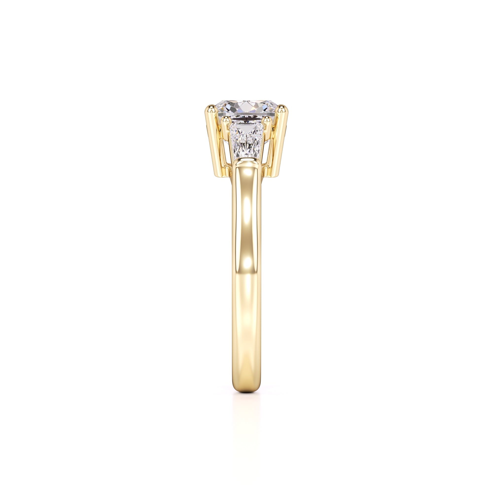 Giselle Lab Grown Diamond Ring | Yellow Gold | 4