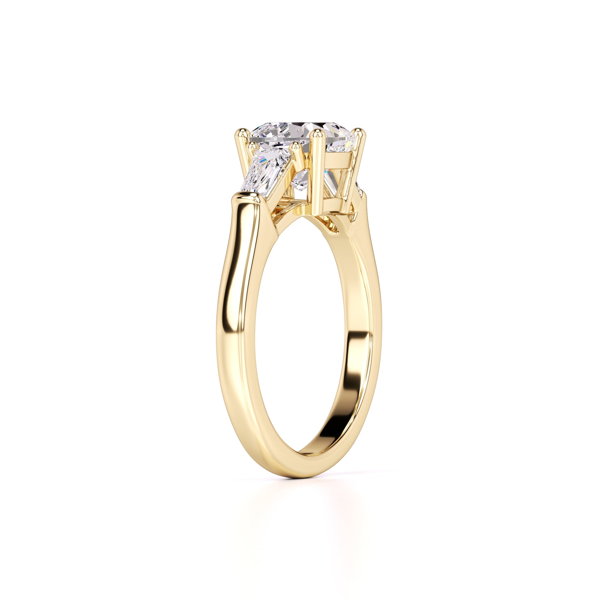 Giselle Lab Grown Diamond Ring | Yellow Gold | 3