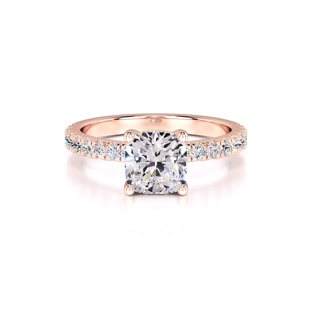 Eliza Lab Grown Diamond Ring | Rose Gold | 1