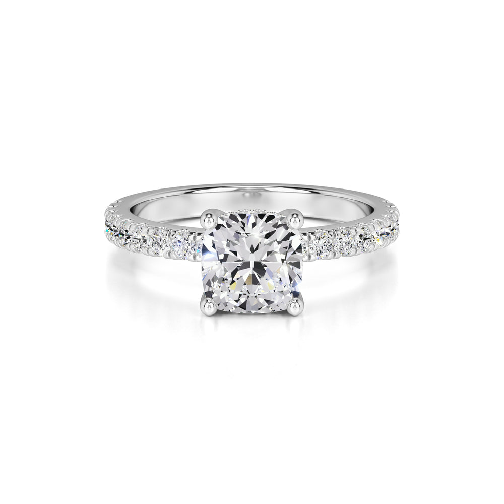Eliza Lab Grown Diamond Ring | White Gold | 1