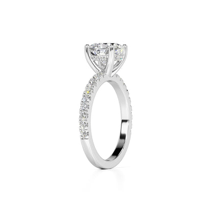Eliza Lab Grown Diamond Ring | White Gold | 3
