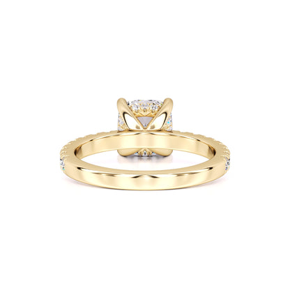 Eliza Moissanite & Lab Grown Diamond Ring | Yellow Gold | 3