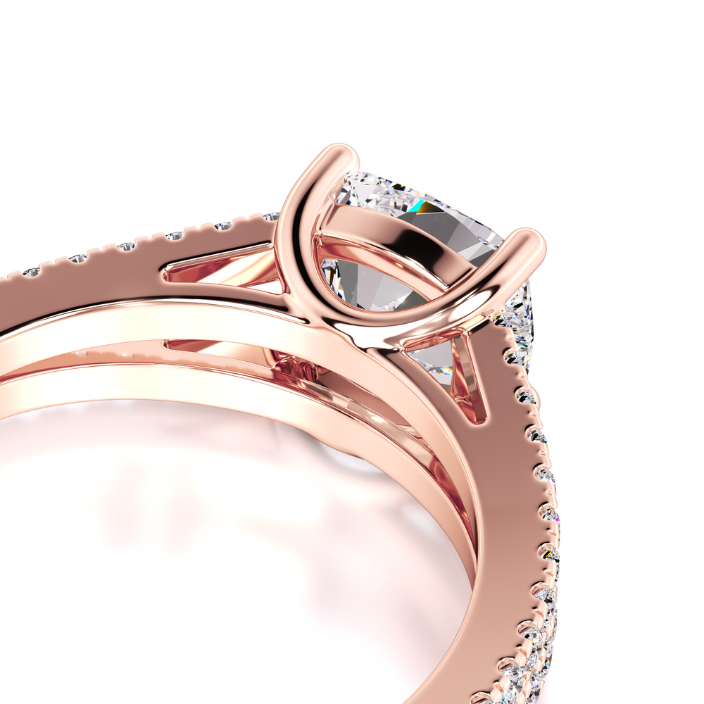 Nina Lab Grown Diamond Ring | Rose Gold | 2