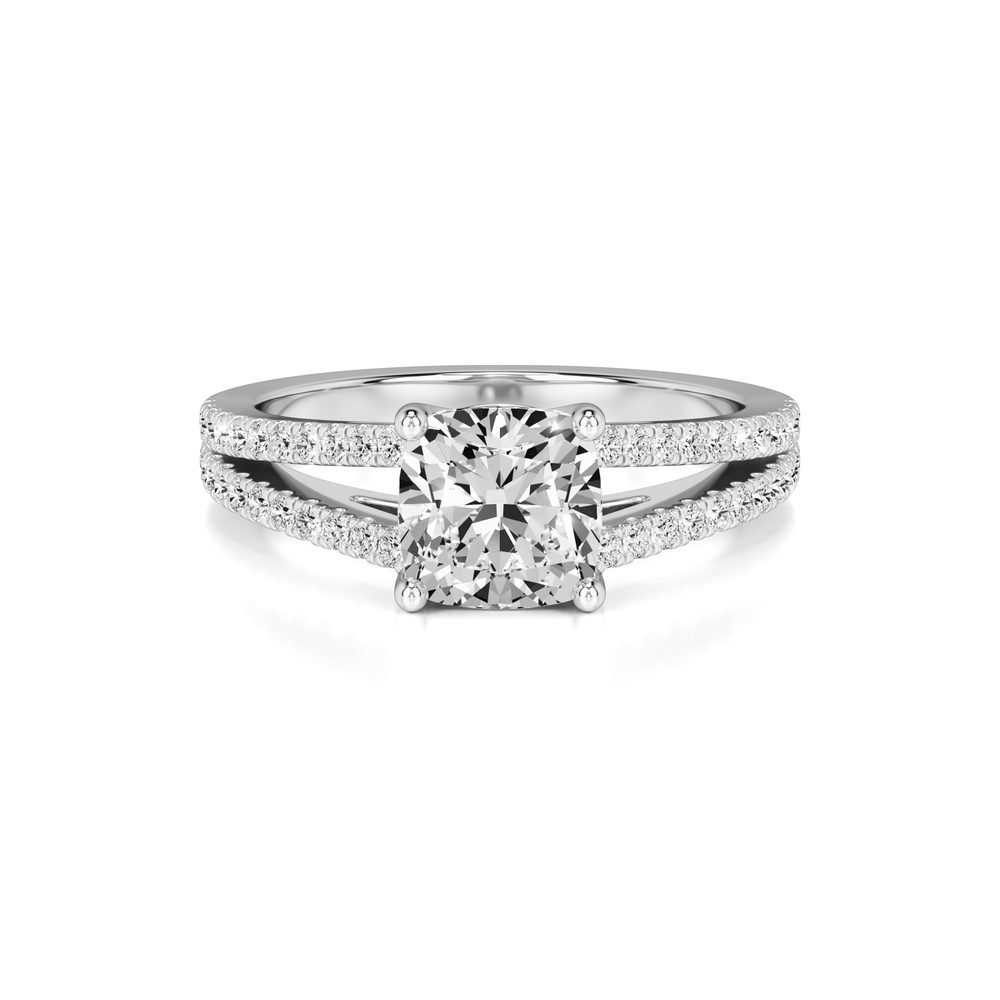 Nina Lab Grown Diamond Ring | White Gold | 1