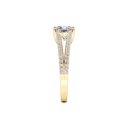 Nina Lab Grown Diamond Ring | Yellow Gold | 4
