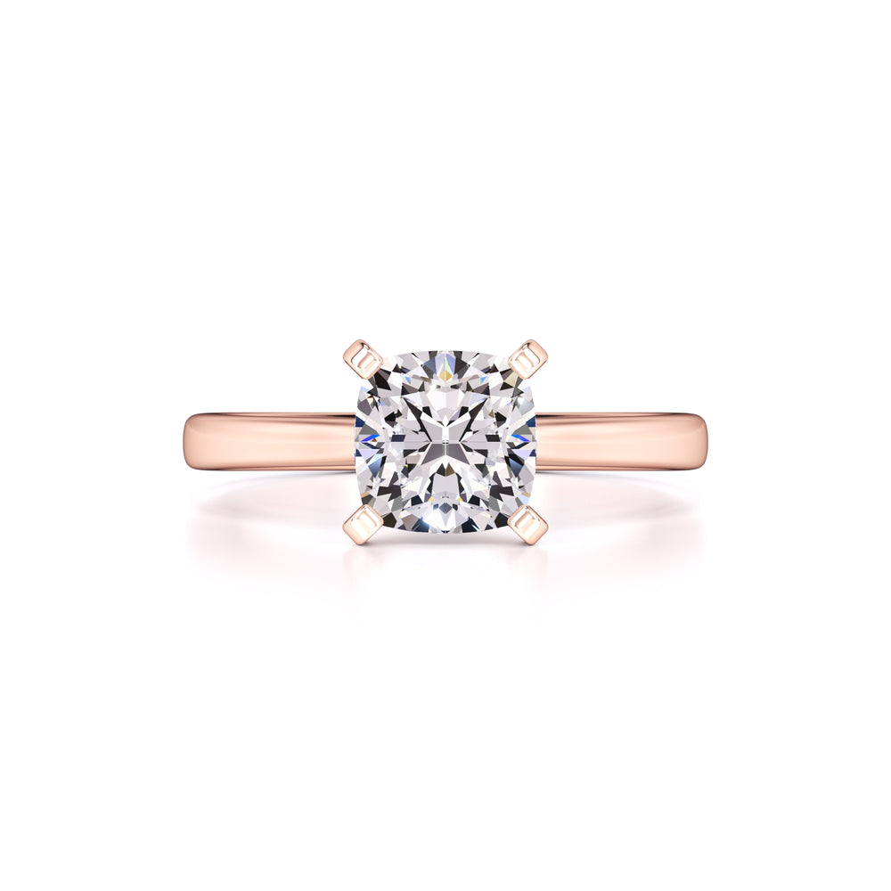 Jensen Moissanite Ring | Rose Gold | 1