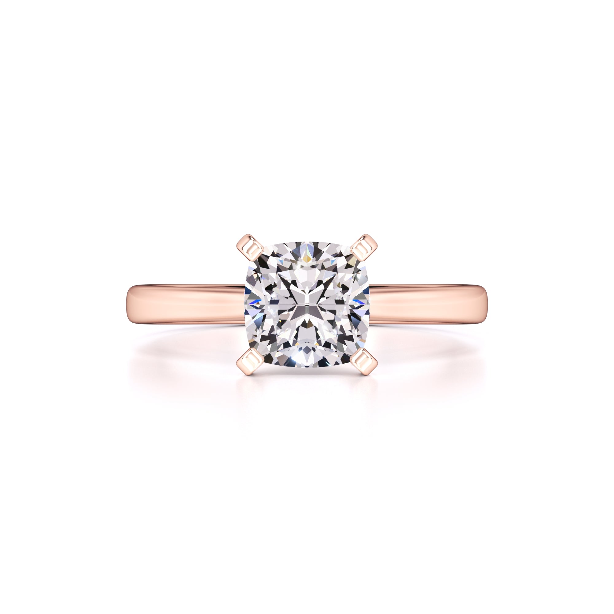 Jensen Moissanite Ring | Rose Gold | 1