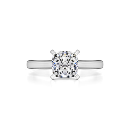 Jensen Moissanite Ring | White Gold | 1