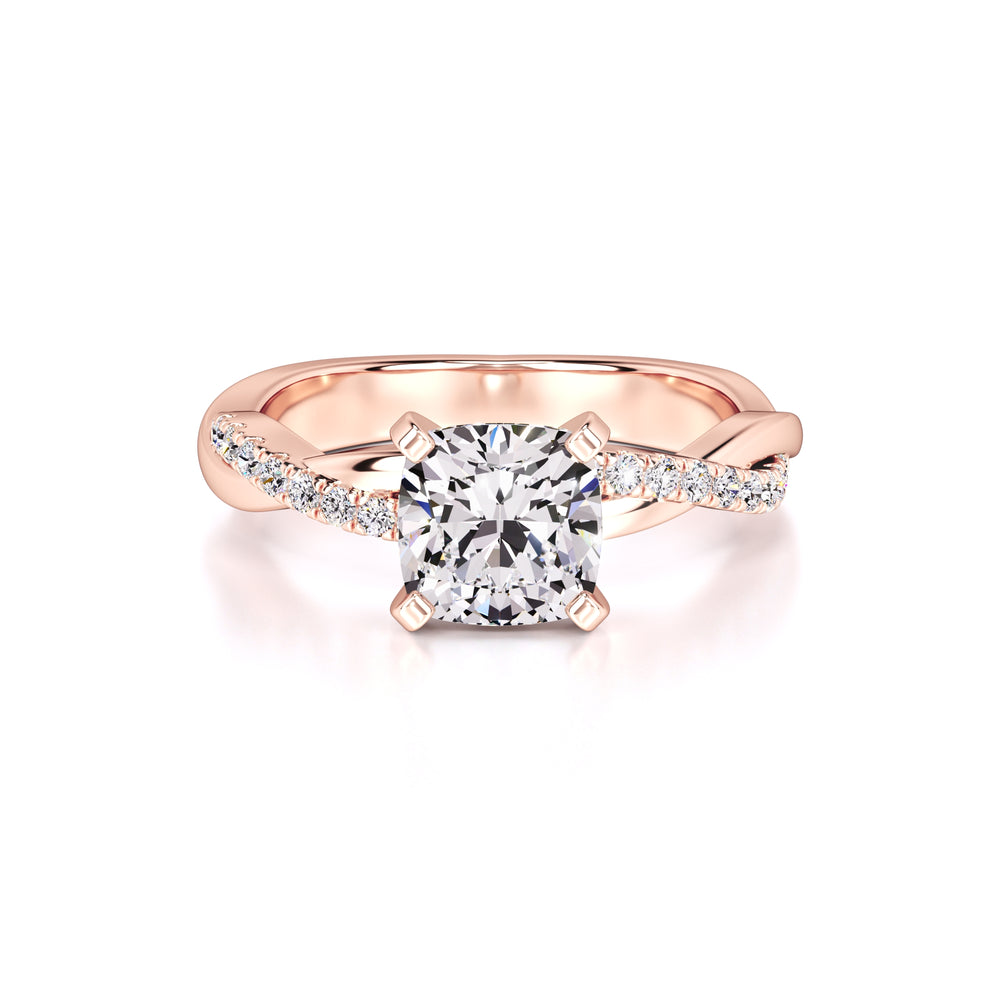 Lyla Lab Grown Diamond Ring | Rose Gold | 1