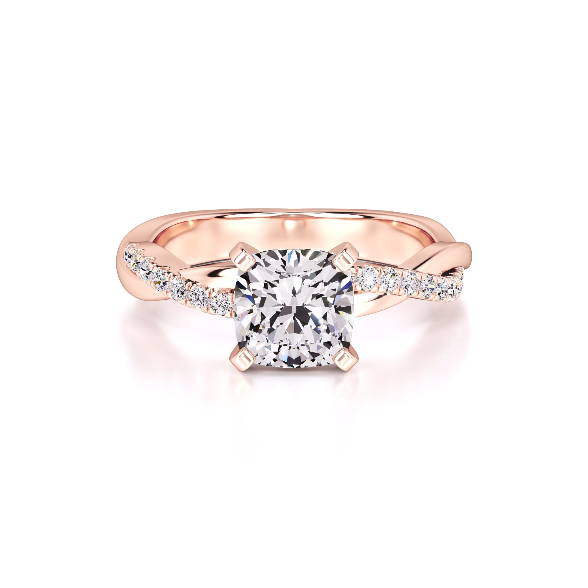 Lyla Lab Grown Diamond Ring | Rose Gold | 1