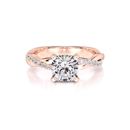 Lyla Lab Grown Diamond Ring | Rose Gold | 1