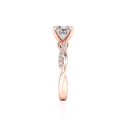Lyla Lab Grown Diamond Ring | Rose Gold | 4