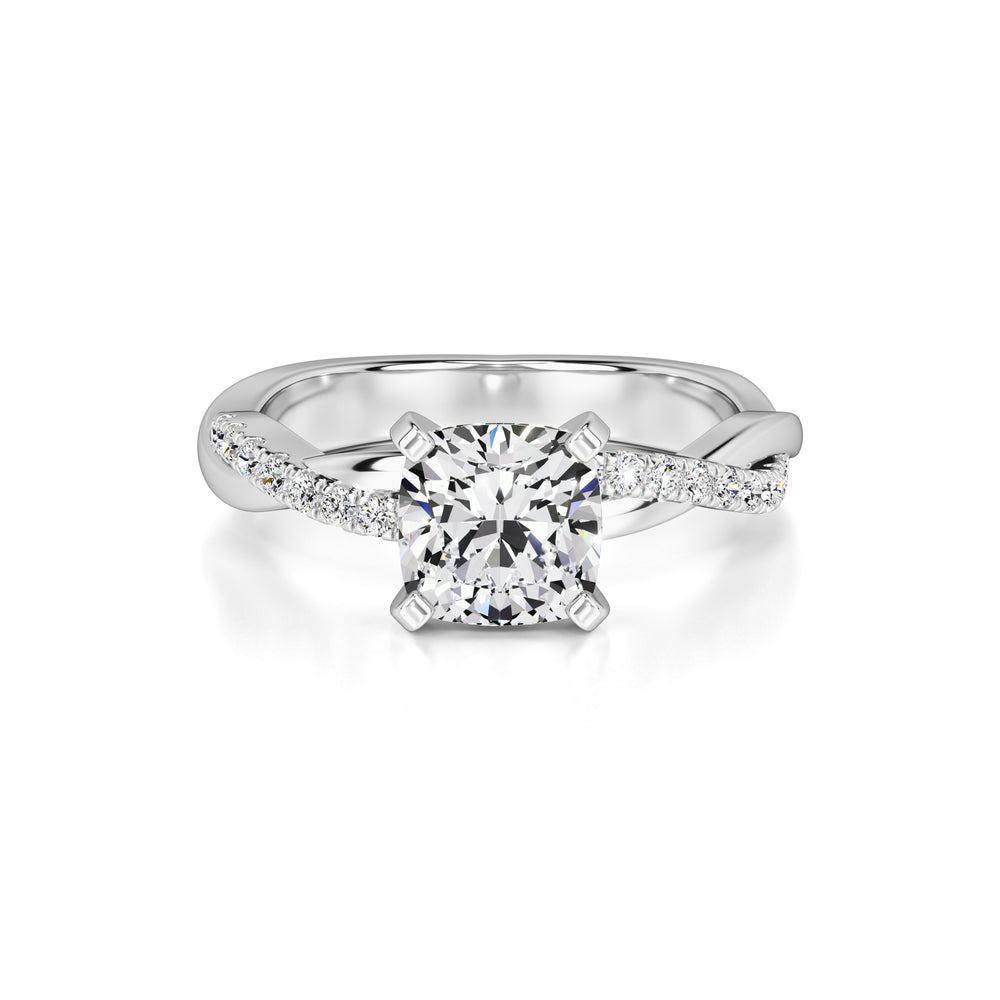 Lyla Lab Grown Diamond Ring | White Gold | 1