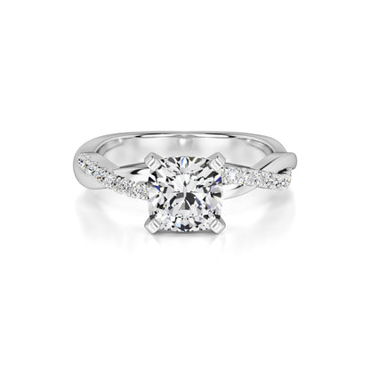 Lyla Lab Grown Diamond Ring | White Gold | 1