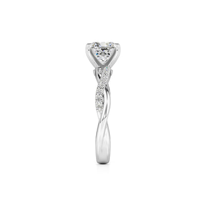 Lyla Lab Grown Diamond Ring | White Gold | 4
