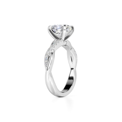 Lyla Lab Grown Diamond Ring | White Gold | 3