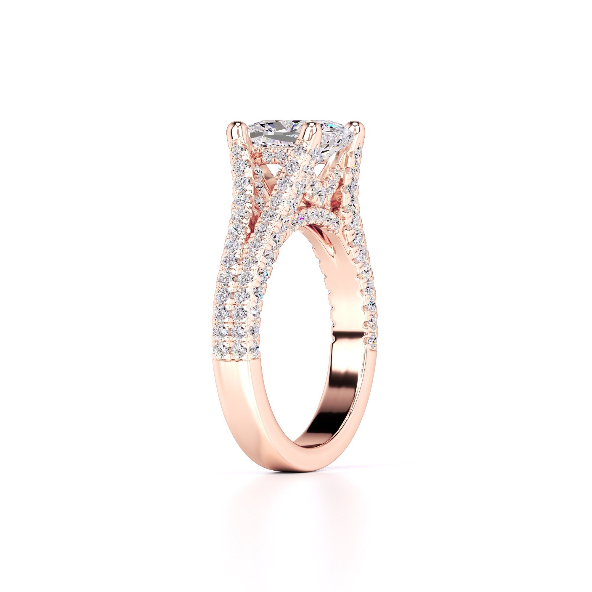 Rylee Lab Grown Diamond Ring | Rose Gold | 3