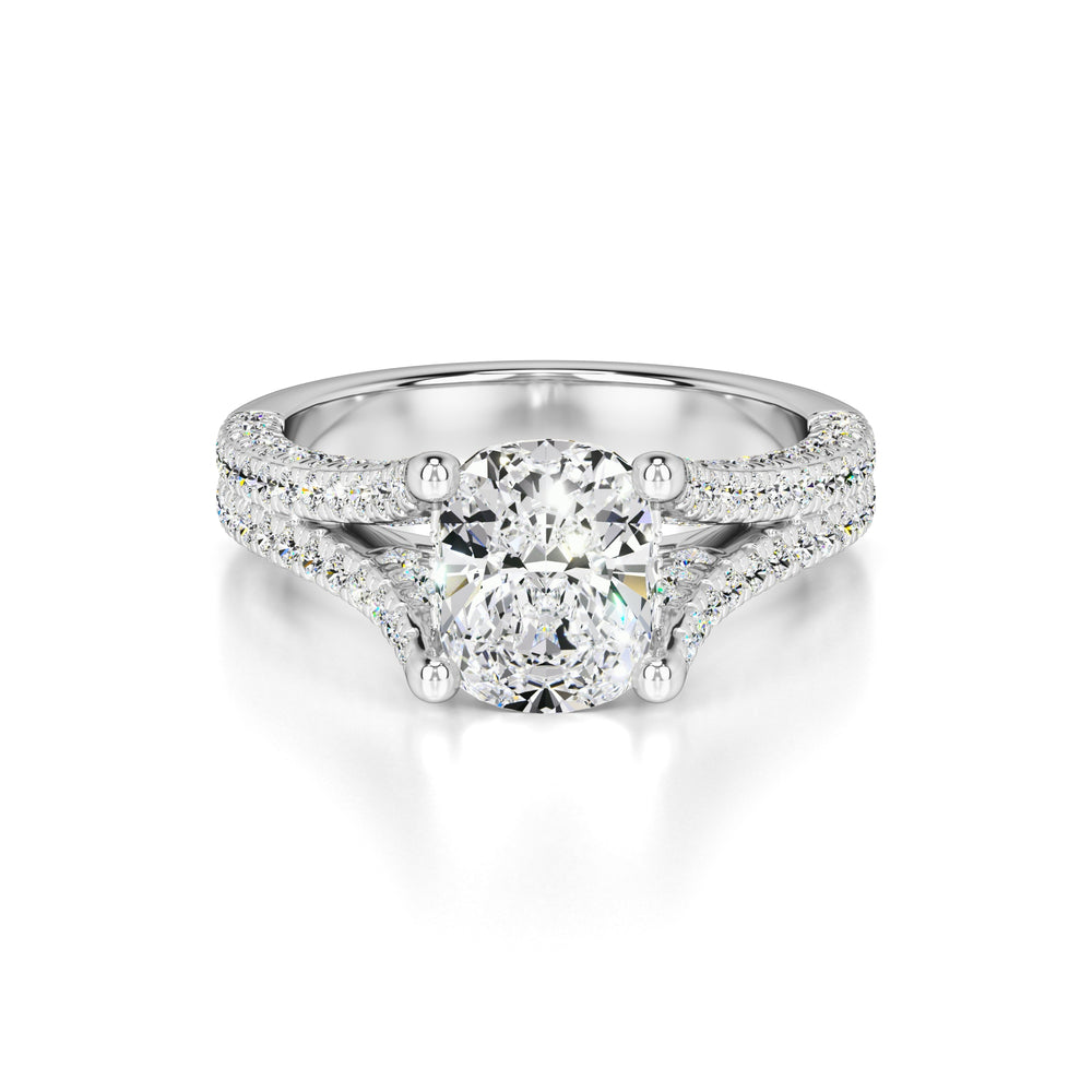 Rylee Lab Grown Diamond Ring | White Gold | 1