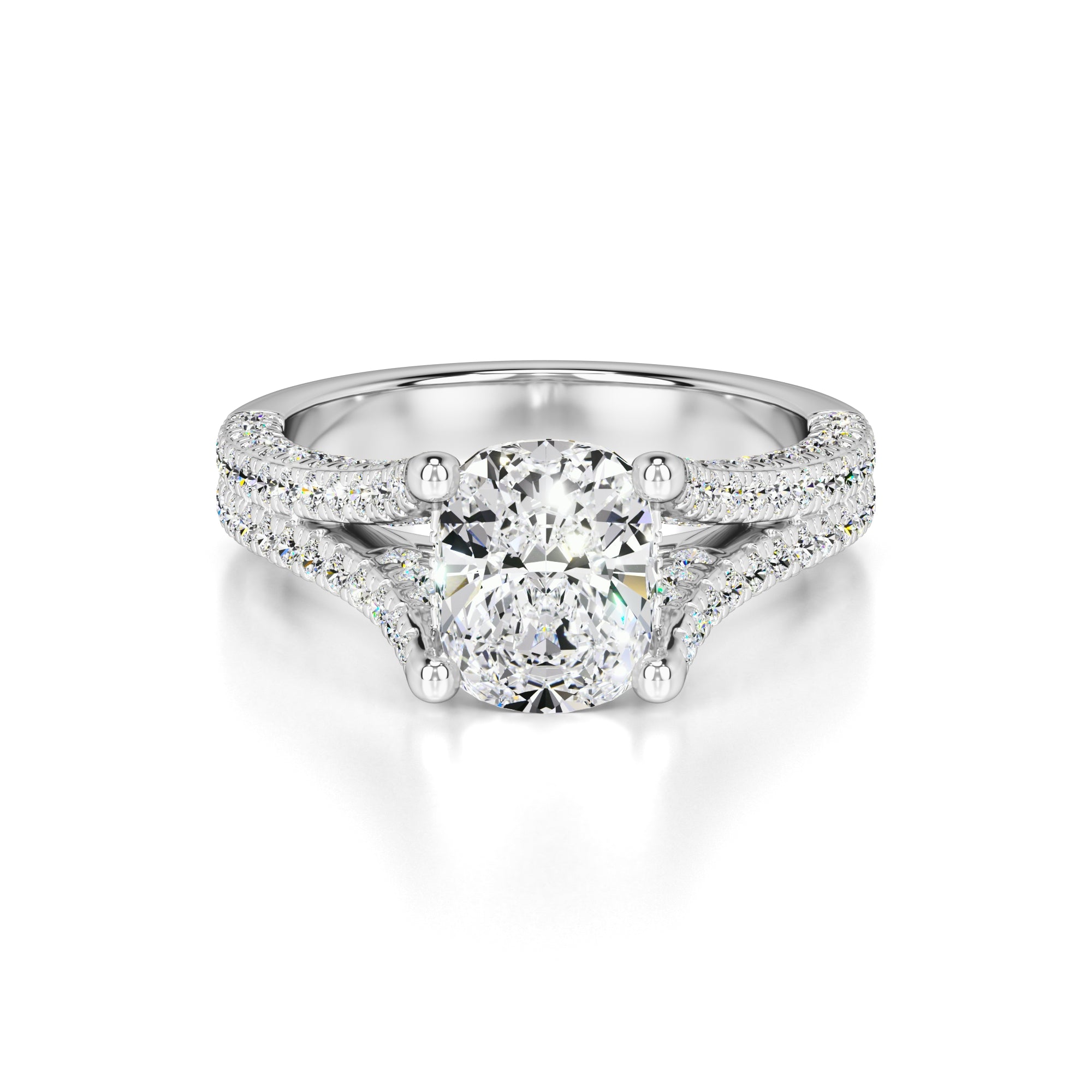 Rylee Lab Grown Diamond Ring | White Gold | 1