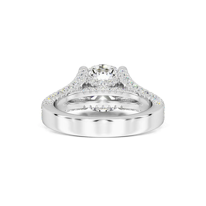 Rylee Moissanite & Lab Grown Diamond Ring | White Gold | 3