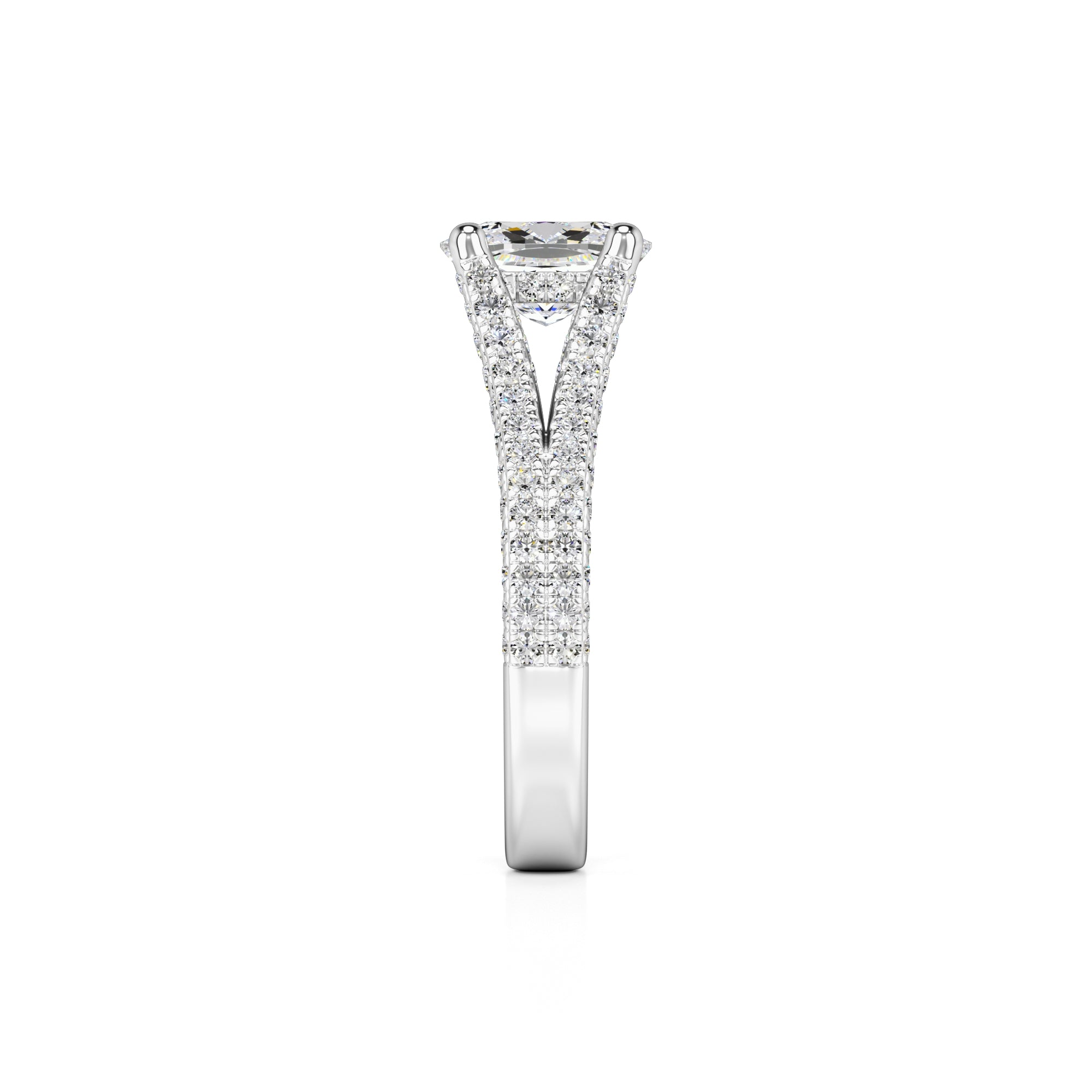 Rylee Lab Grown Diamond Ring | White Gold | 4