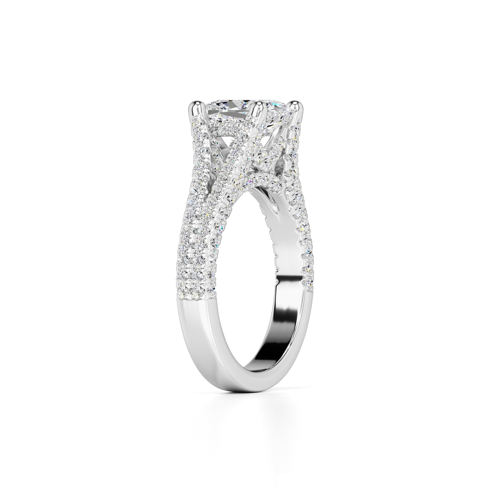 Rylee Lab Grown Diamond Ring | White Gold | 3