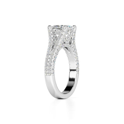 Rylee Lab Grown Diamond Ring | White Gold | 3