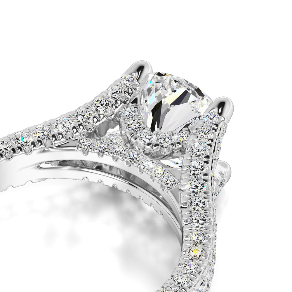 Rylee Moissanite & Lab Grown Diamond Ring | White Gold | 2
