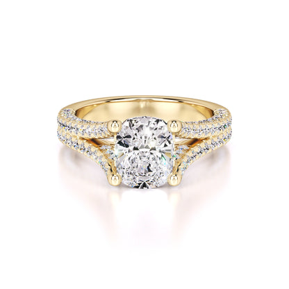 Rylee Lab Grown Diamond Ring | Yellow Gold | 1